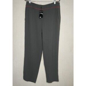 Emporio Armani Gray/Red Waist Performance Trouser Dress Pants Men Size 46
